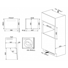Винна шафа SMEG CVI321X3