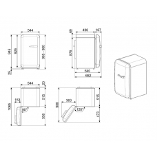 Холодильник SMEG FAB10LDUJ5