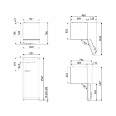 Холодильник SMEG FAB28RLI6