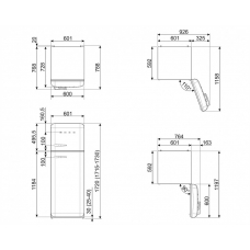 Холодильник SMEG FAB30RBE6