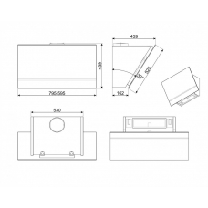  Вытяжка SMEG KV26P