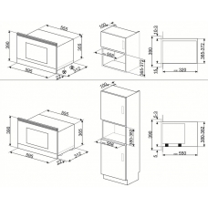 Микроволновая печь SMEG MP822NAO