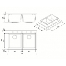 Мийка SMEG VZ3434N