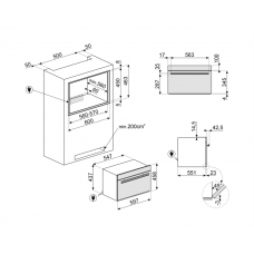 Шафа швидкісного охолодження SMEG SBC4304X