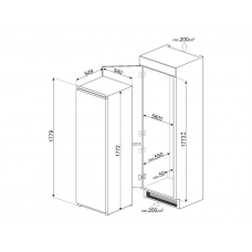 Холодильник SMEG S8L1721E