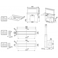 Витяжка SMEG KDD90CNE2