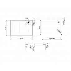 Варочная панель SMEG SI1M24844D