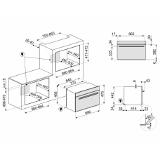 Духова шафа SMEG SFPR9604TNR