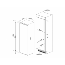 Морозильник SMEG S8F174DNE