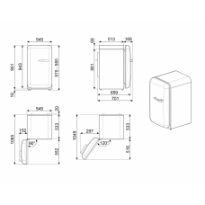 Холодильник SMEG FAB10HLBL6
