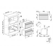 Духова шафа SMEG SO4102M1B3