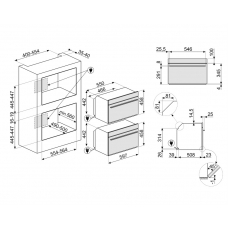 Духова шафа SMEG SO4102S3B3