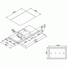 Витяжка SMEG KSC120B