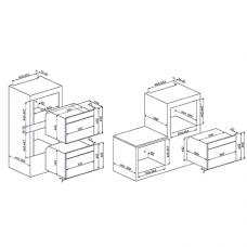  Микроволновая печь SMEG SF4750MOT