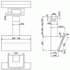 Витяжка SMEG KCV80NE2