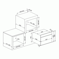 Мікрохвильова піч SMEG SF4604PMCNR
