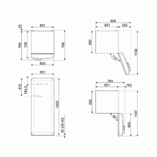 Холодильник SMEG FAB28LDUJ3