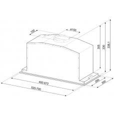 Витяжка SMEG KICGR52X