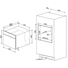 Шафа швидкісного охолодження SMEG SAB4604NR