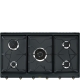 Варочная панель SMEG SRV896AOGH Варочная панель SMEG SRV896AOGH