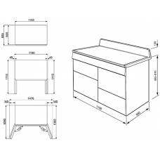 Варочный центр SMEG TR4110IRW