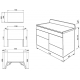 Варочный центр SMEG TR4110IRW Варочный центр SMEG TR4110IRW