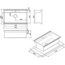 Мийка SMEG VQMX79N2