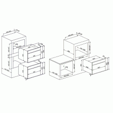 Мікрохвильова піч SMEG SF4102MB