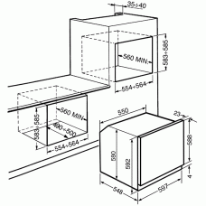 Духова шафа SMEG SF6104TVS