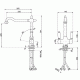 Смеситель SMEG MAP77OT Смеситель SMEG MAP77OT