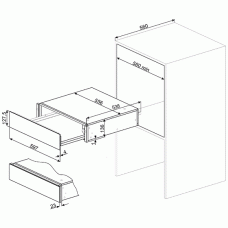 Подогреватель посуды SMEG CTP7015P