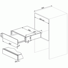 Подогреватель посуды SMEG CTP9015B