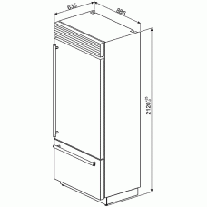  Холодильник SMEG RF396LSIX