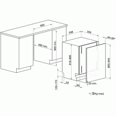 Посудомийна машина SMEG STLA825A-1