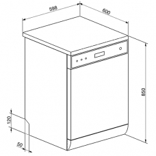 Посудомийна машинаSMEG LP364XS Посудомийна машинаSMEG LP364XS