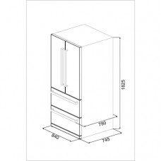Холодильник Side-by-Side SMEG FQ55FXE1