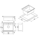 Мойка SMEG VQMX60N2 Мойка SMEG VQMX60N2
