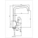 Смеситель SMEG MI3CR Смеситель SMEG MI3CR