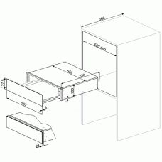 Подогреватель посуды SMEG CTP113