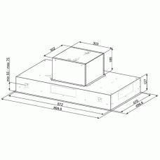Витяжка SMEG KSEG90XE-2